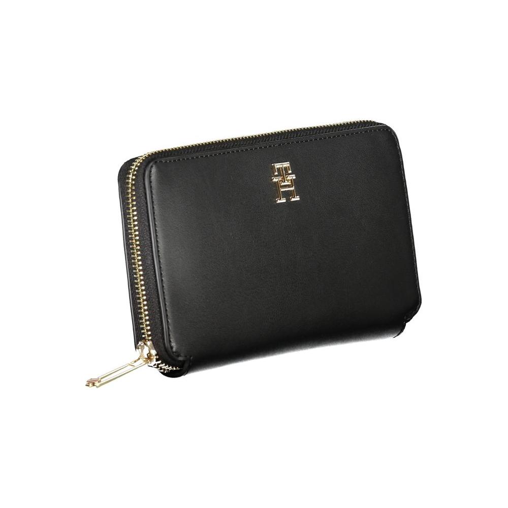 Tommy Hilfiger Black Polyethylene Wallet Tommy Hilfiger Dark Slate Gray