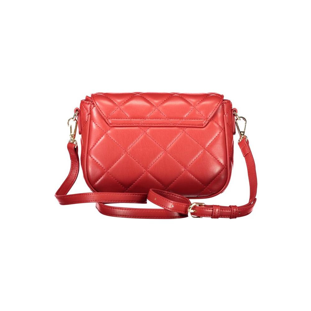 Valentino Bags Red Polyethylene Women Handbag Valentino Bags Maroon