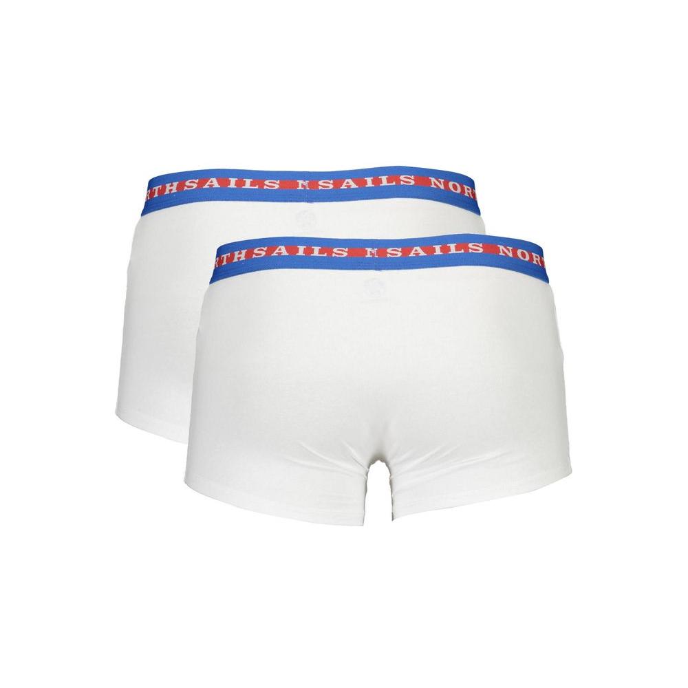 North Sails White Cotton Underwear North Sails Lavender
