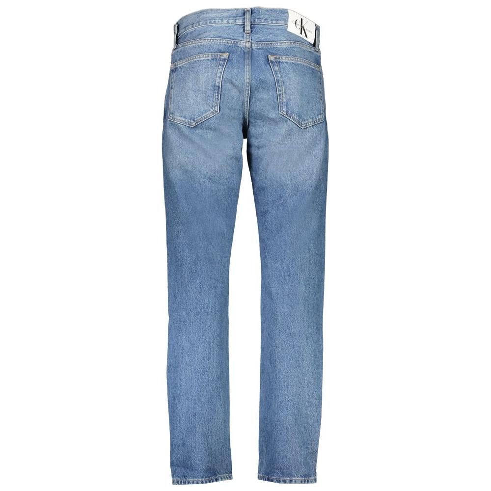 Calvin Klein Blue Cotton Jeans & Pant Calvin Klein Light Slate Gray