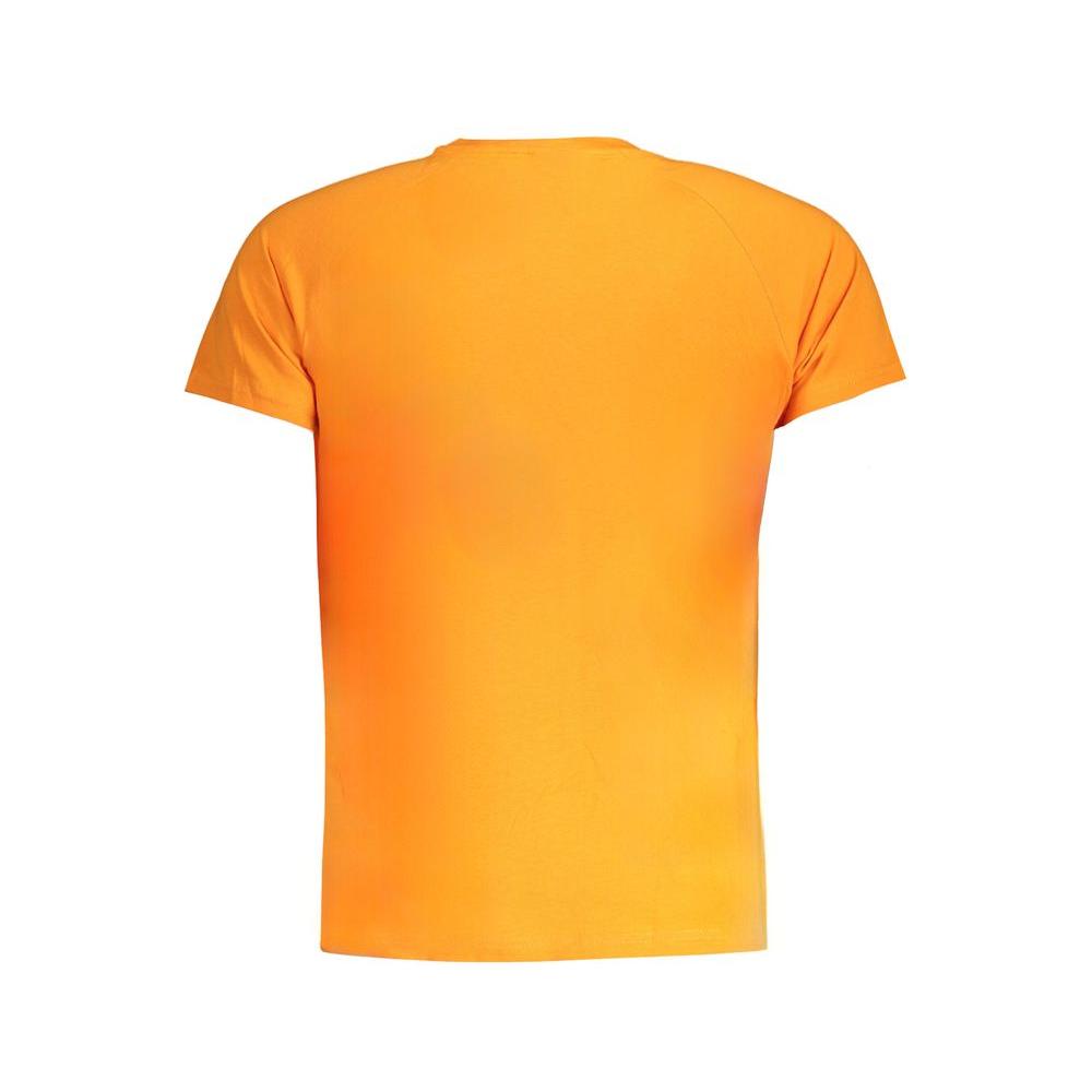 K-WAY Orange Cotton T-Shirt K-WAY Goldenrod