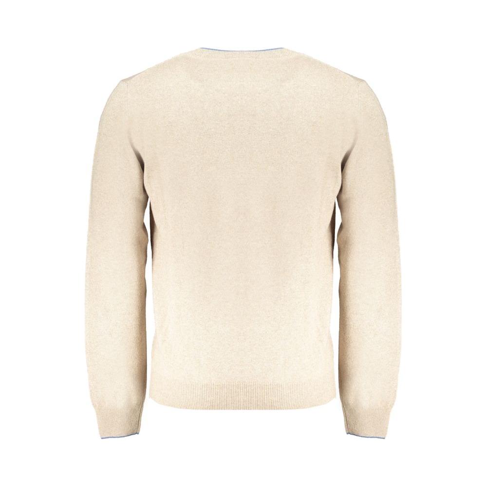Harmont & Blaine Beige Cashmere Sweater Harmont & Blaine Antique White