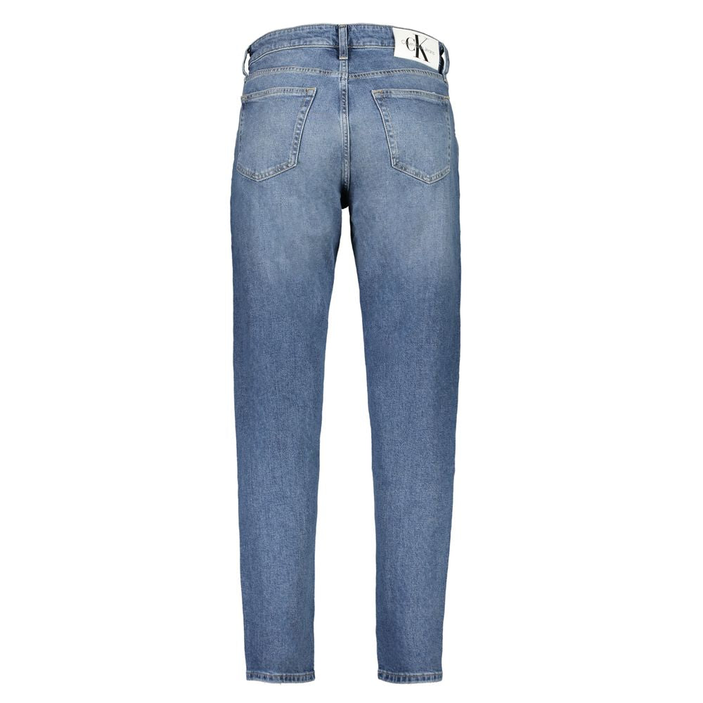 Calvin Klein Blue Cotton Jeans & Pant Calvin Klein Slate Gray
