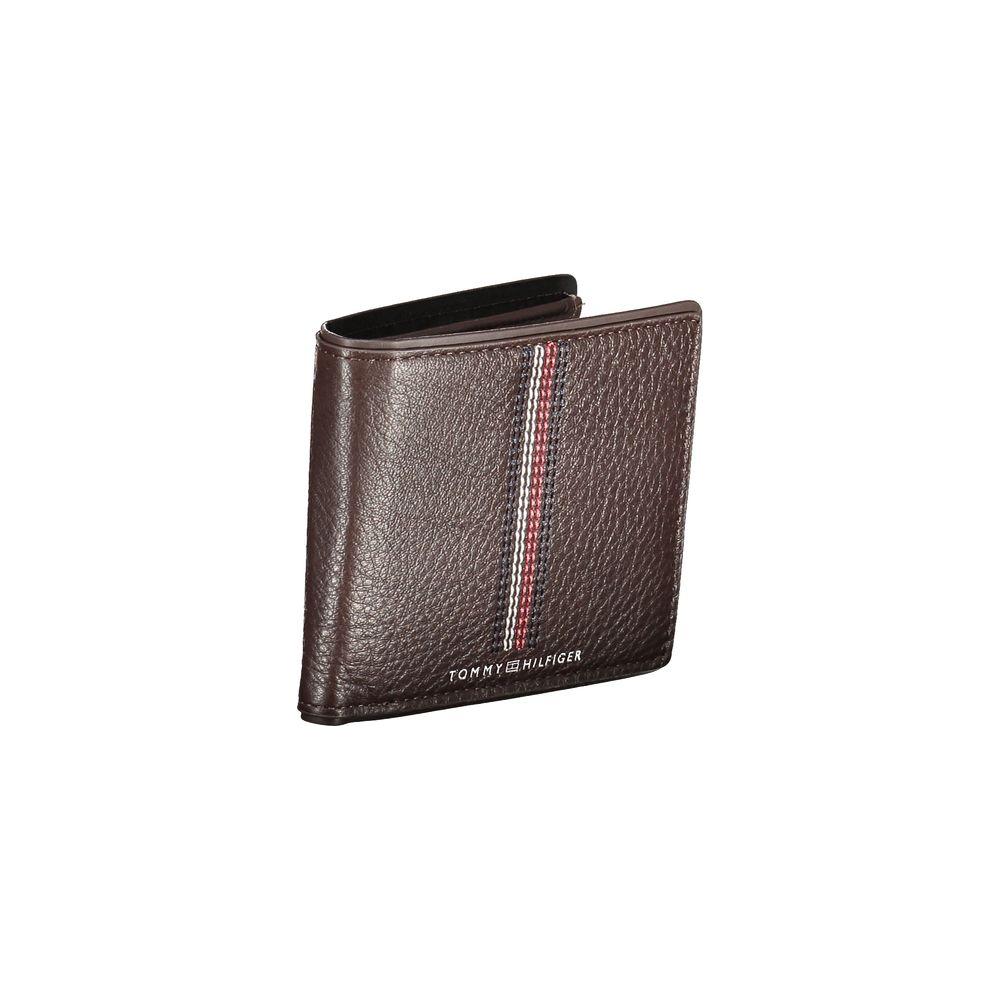 Tommy Hilfiger Brown Leather Wallet Tommy Hilfiger Dark Slate Gray