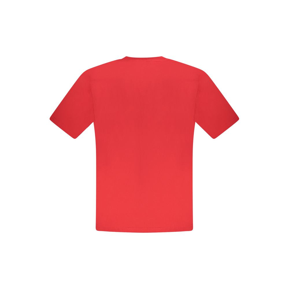 North Sails Red Cotton Men T-Shirt North Sails Tomato