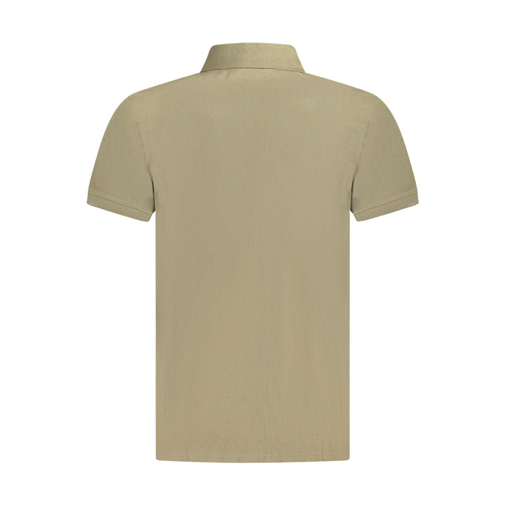 Timberland Brown Cotton Men Polo Shirt Timberland Rosy Brown