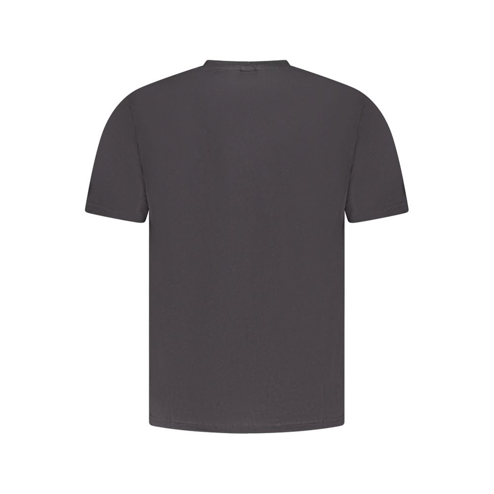 North Sails Black Cotton Men T-Shirt North Sails Dark Slate Gray
