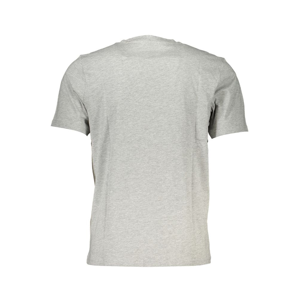North Sails Gray Cotton Men T-Shirt North Sails Gray