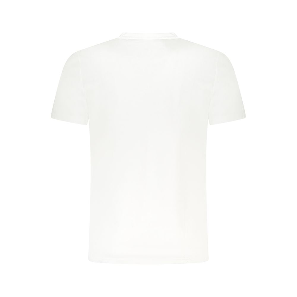 Cavalli Class White Cotton Men T-Shirt Cavalli Class White Smoke