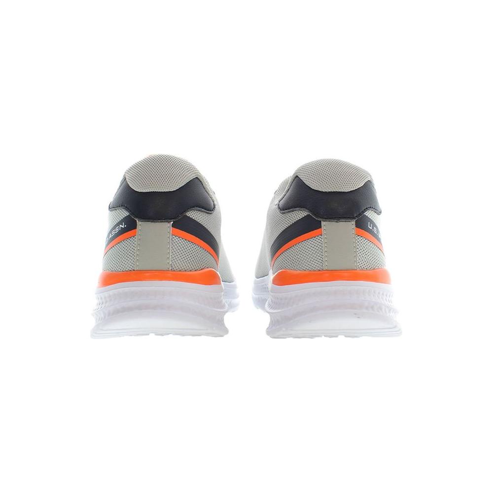 U.S. POLO ASSN. Gray Polyester Men Sneaker U.S. POLO ASSN. Gray