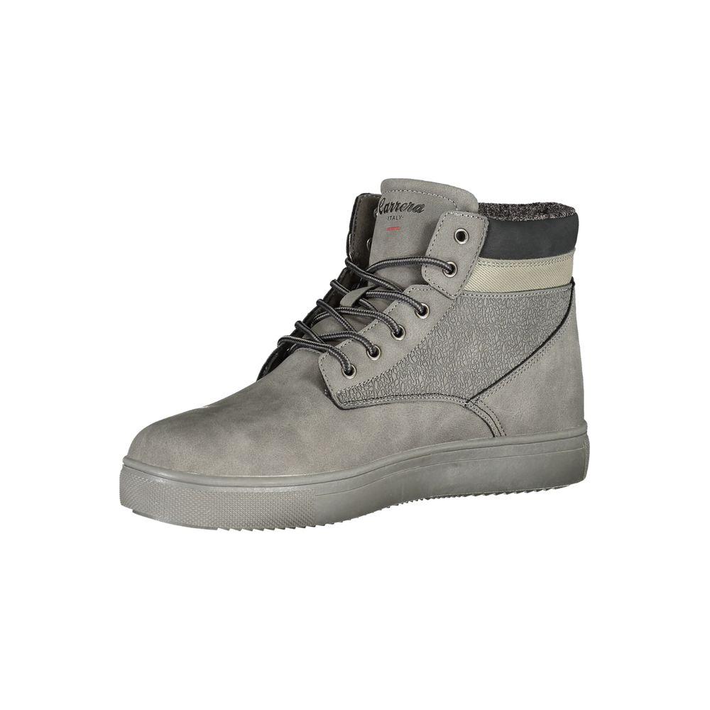 Carrera Gray Polyester Men Boot Carrera Light Slate Gray