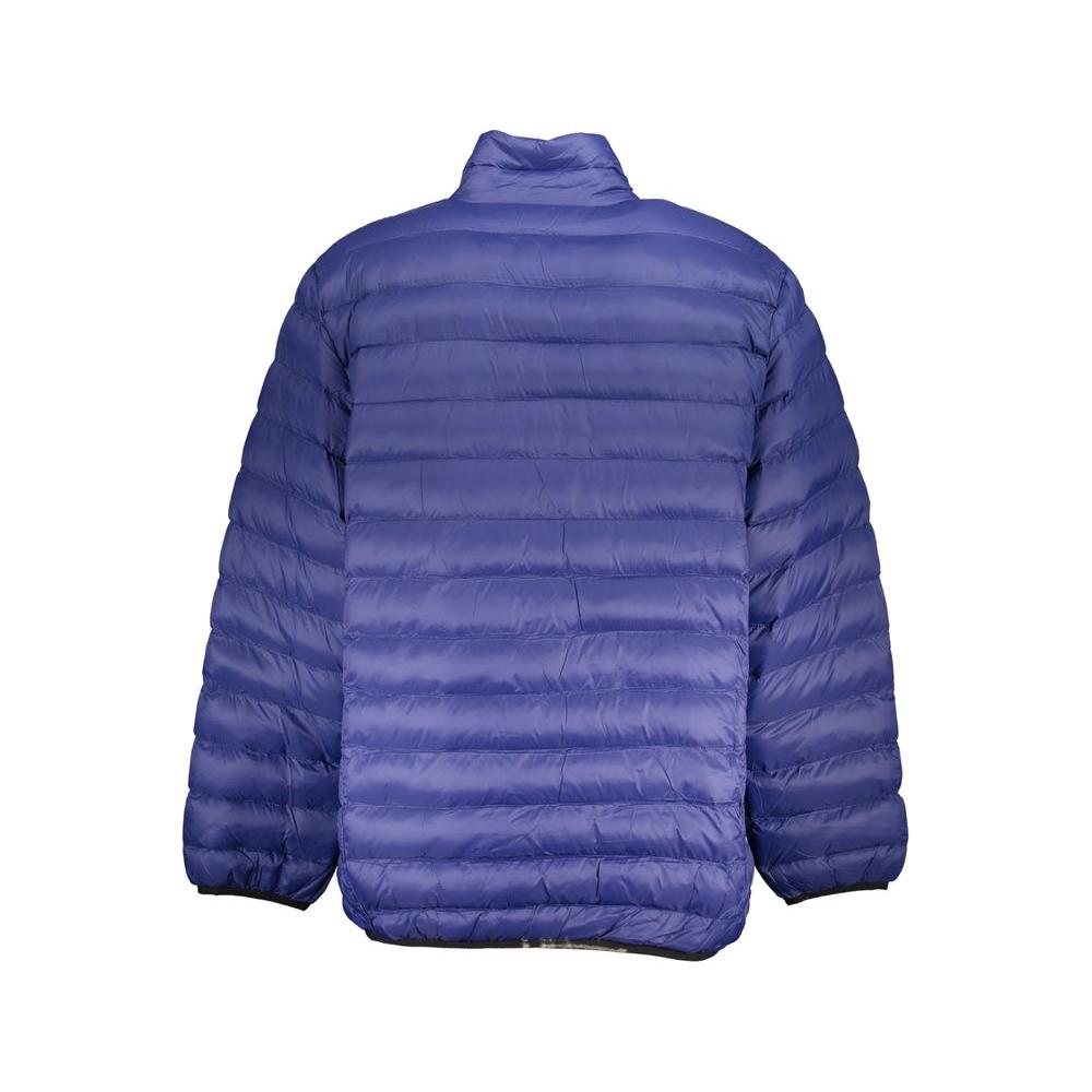 U.S. Grand Polo Blue Polyester Jacket U.S. Grand Polo Dark Slate Blue