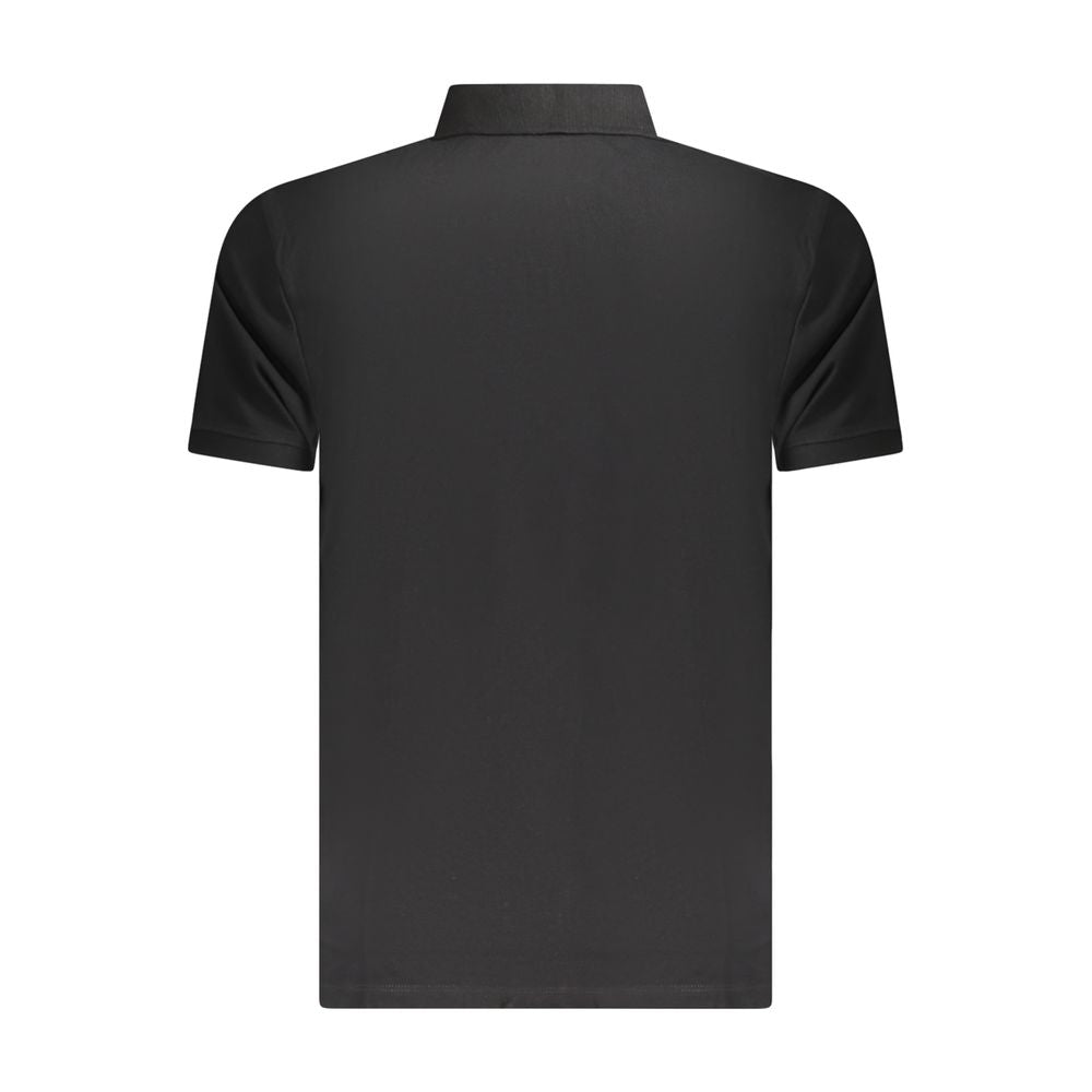 Timberland Black Cotton Men Polo Shirt Timberland Dark Slate Gray