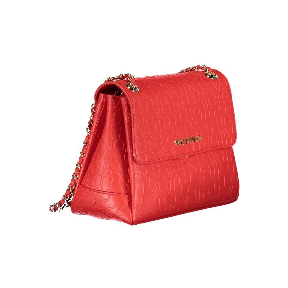 Valentino Bags Red Polyethylene Handbag Valentino Bags Firebrick