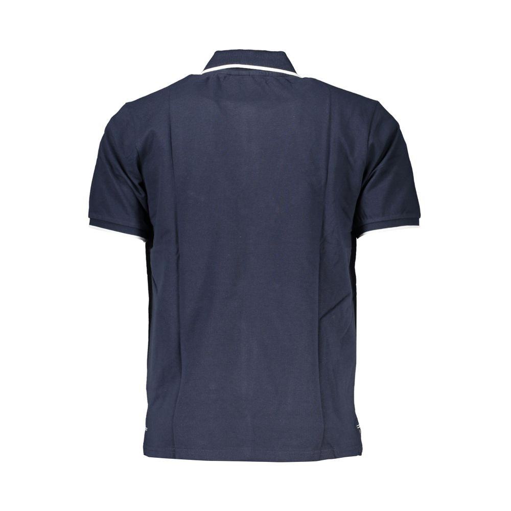 North Sails Blue Cotton Polo Shirt North Sails Dark Slate Gray