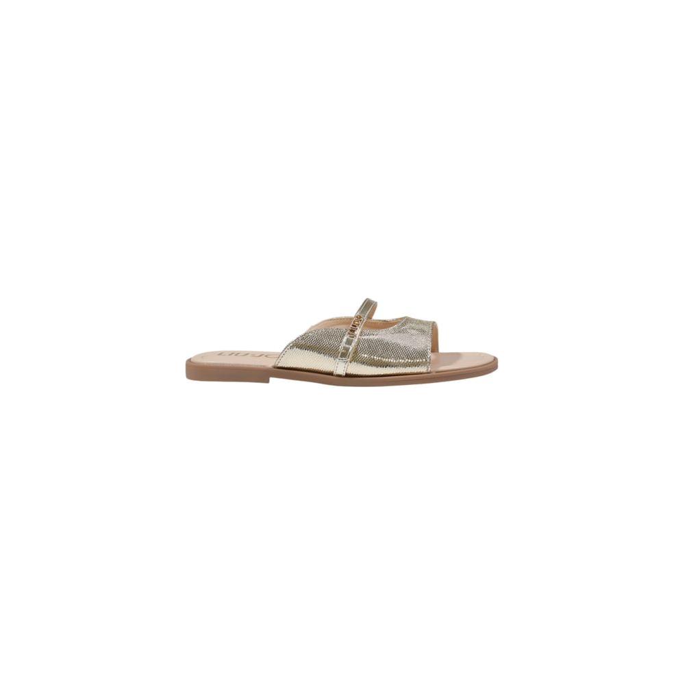 Liu Jo Gold Polyethylene Sandal