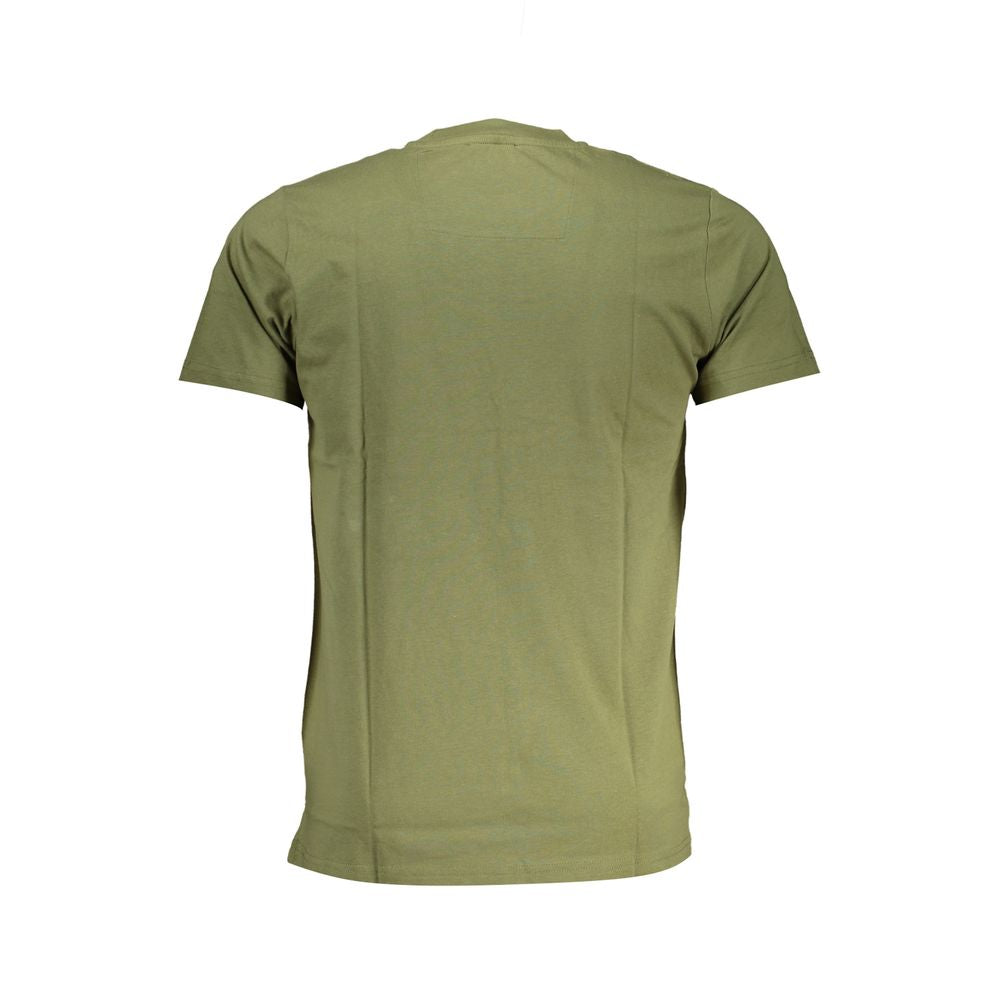 Cavalli Class Green Cotton T-Shirt Cavalli Class Dim Gray