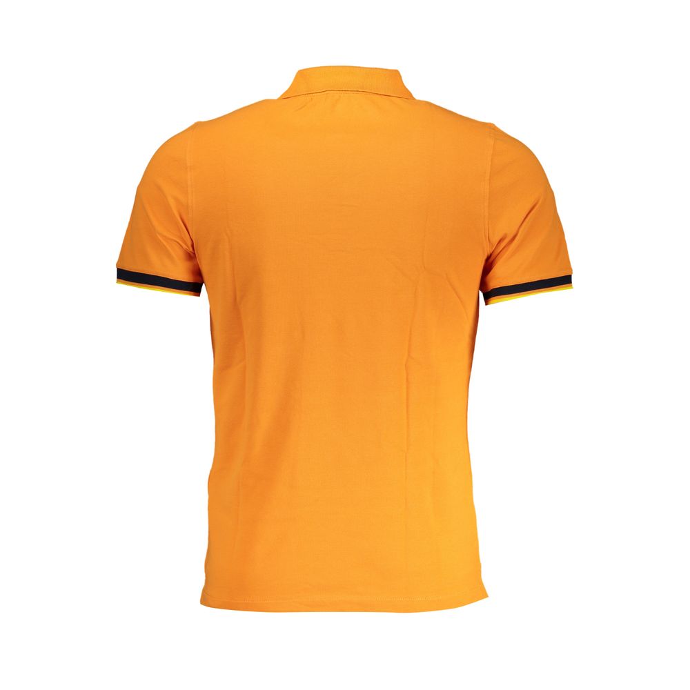 K-WAY Vibrant Orange Contrast Detail Polo K-WAY Goldenrod