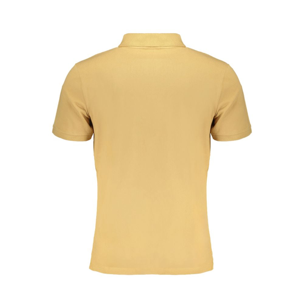 Timberland Beige Cotton Polo Shirt Timberland Tan