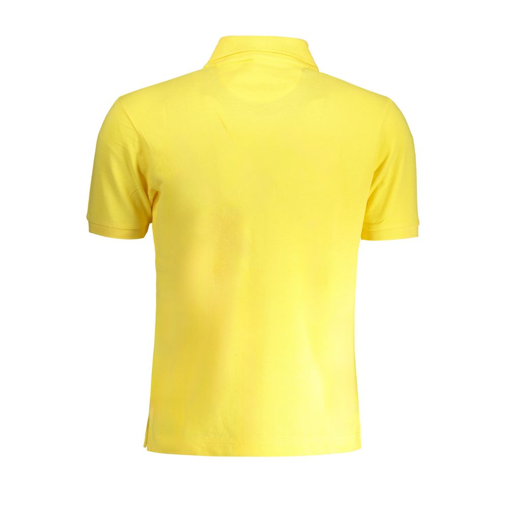 La Martina Yellow Cotton Polo Shirt La Martina Light Goldenrod