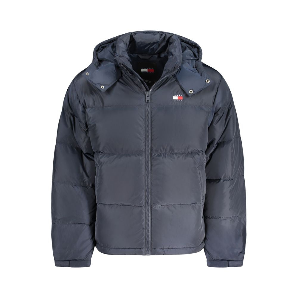 Tommy Hilfiger Blue Polyester Men Jacket Tommy Hilfiger Dark Slate Gray