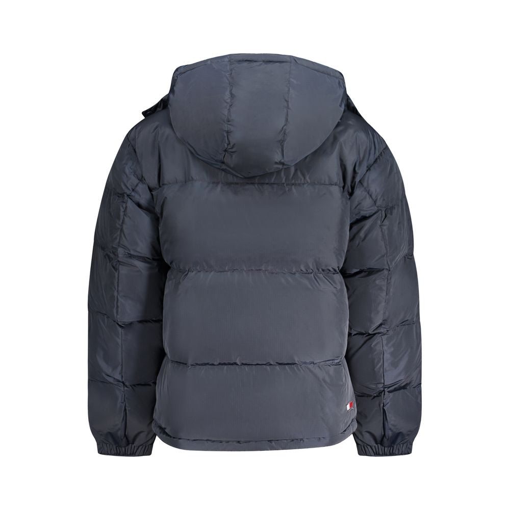Tommy Hilfiger Blue Polyester Men Jacket Tommy Hilfiger Dark Slate Gray