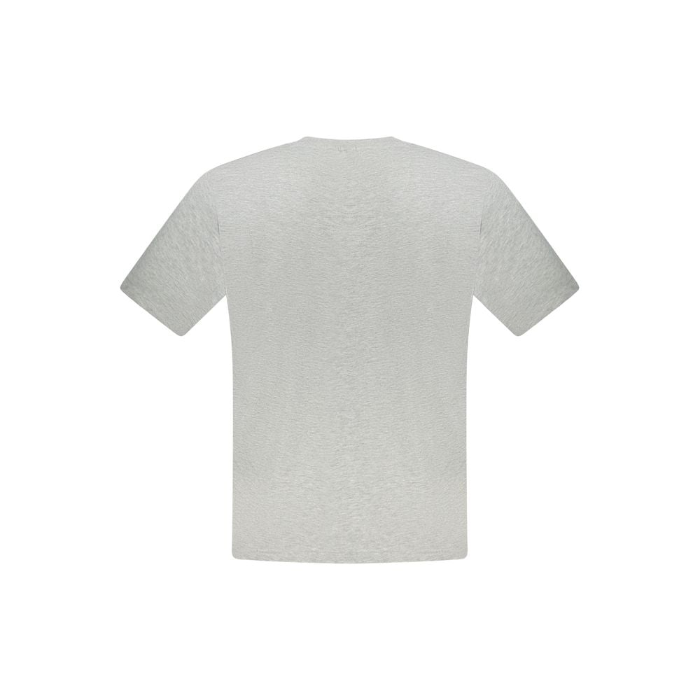 North Sails Gray Cotton Men T-Shirt North Sails Gray