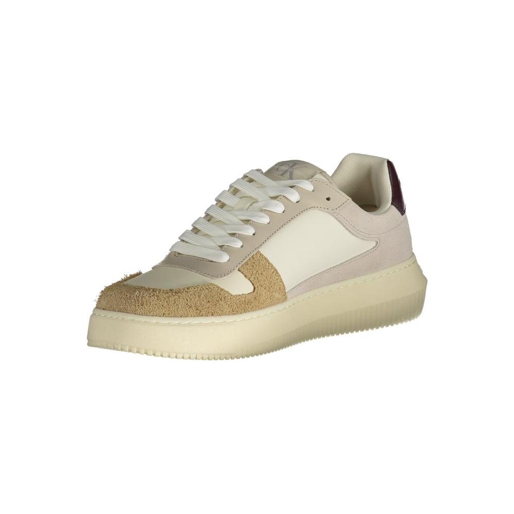 Calvin Klein Beige Polyester Sneaker Calvin Klein Tan