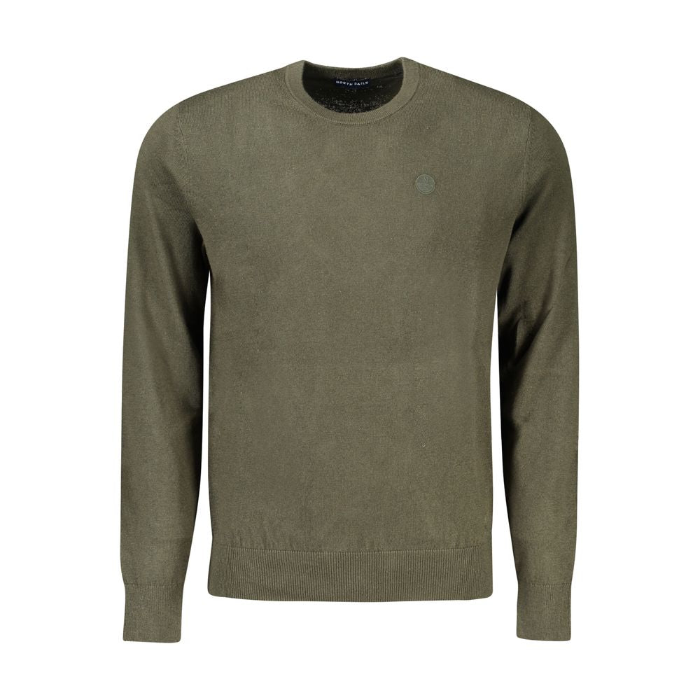 North Sails Green Cotton Sweater North Sails Dim Gray