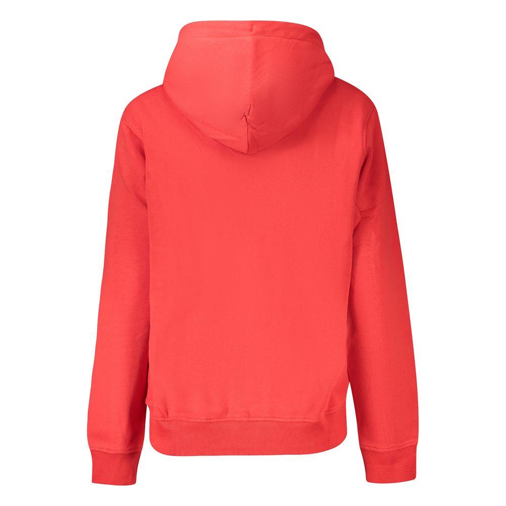 Tommy Hilfiger Red Organic Cotton Women Sweater Tommy Hilfiger Tomato