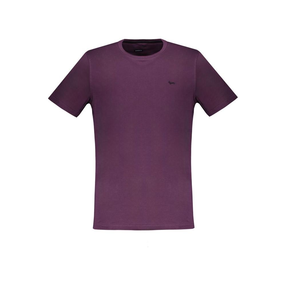 Harmont & Blaine Purple Cotton T-Shirt Harmont & Blaine Dark Slate Gray