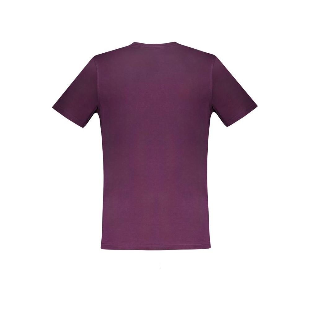 Harmont & Blaine Purple Cotton T-Shirt Harmont & Blaine Dark Slate Gray