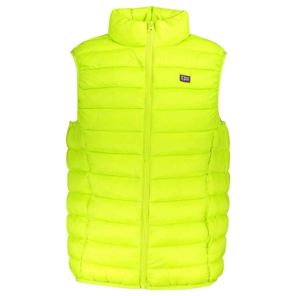 Norway 1963 Sleek Sleeveless Green Polyamide Jacket Norway 1963 Green Yellow