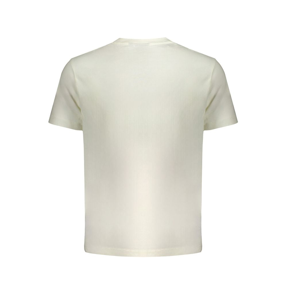 Wrangler White Cotton T-Shirt Wrangler Light Gray