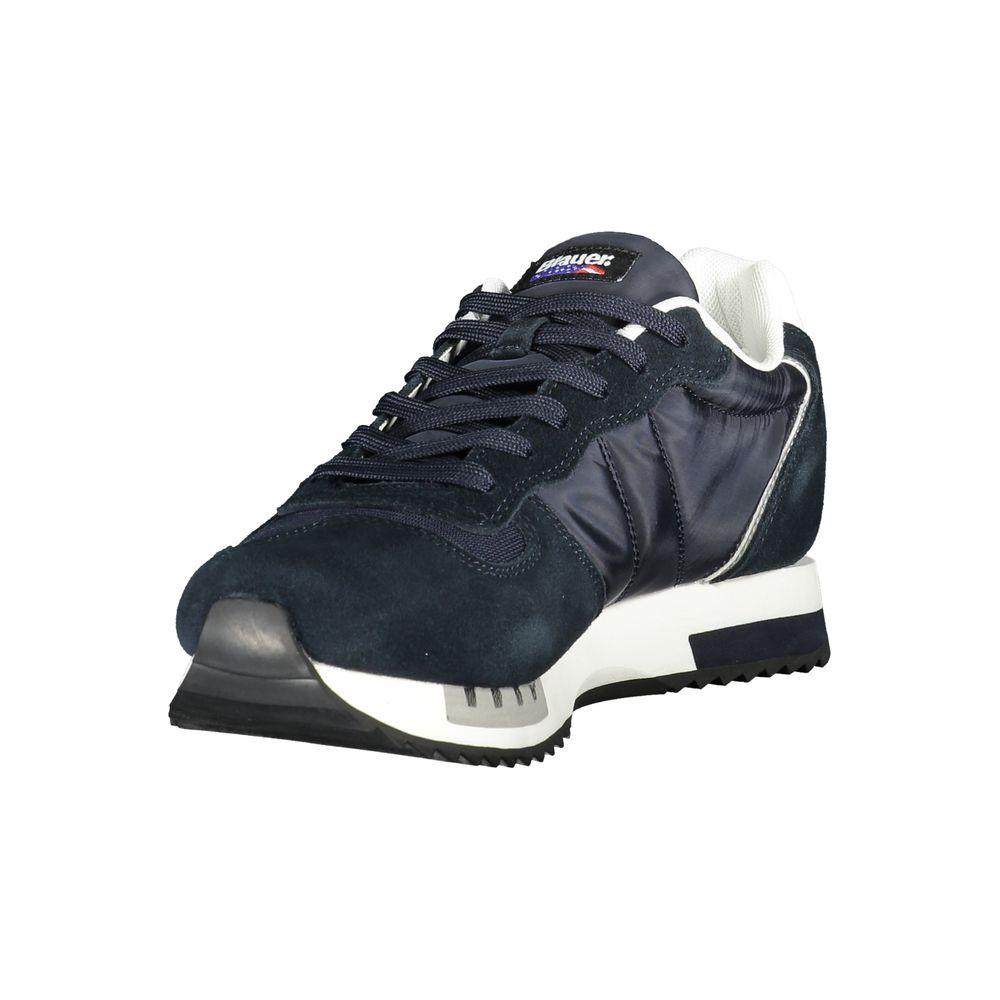 Blauer Blue Polyester Men Sneaker Blauer Dark Slate Gray