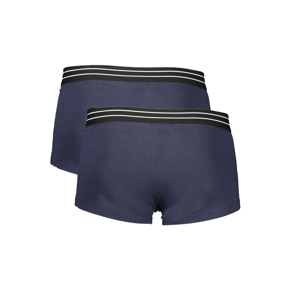 Cavalli Class Blue Cotton Men Boxer Cavalli Class Dark Slate Gray