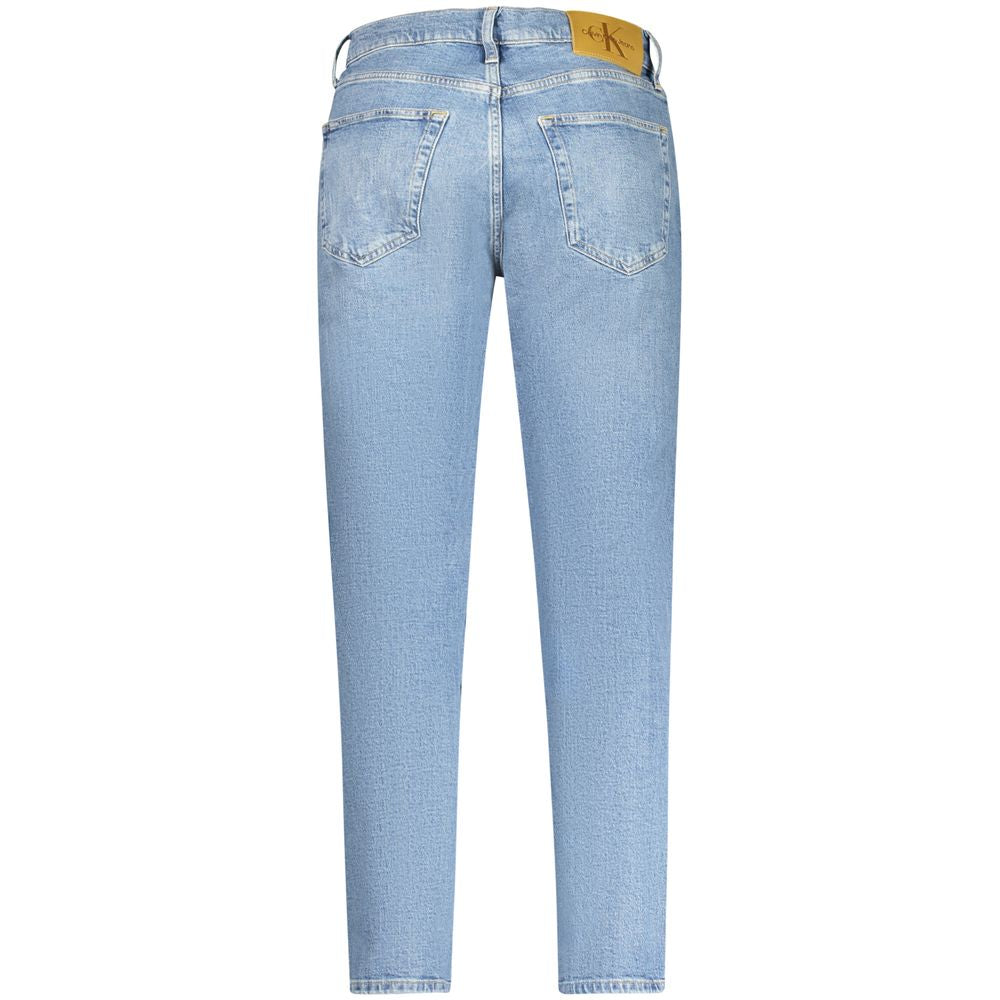 Calvin Klein Blue Cotton Men Jeans Calvin Klein Dark Gray