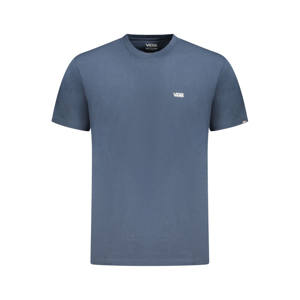 Vans Blue Cotton Men T-Shirt Vans Dim Gray