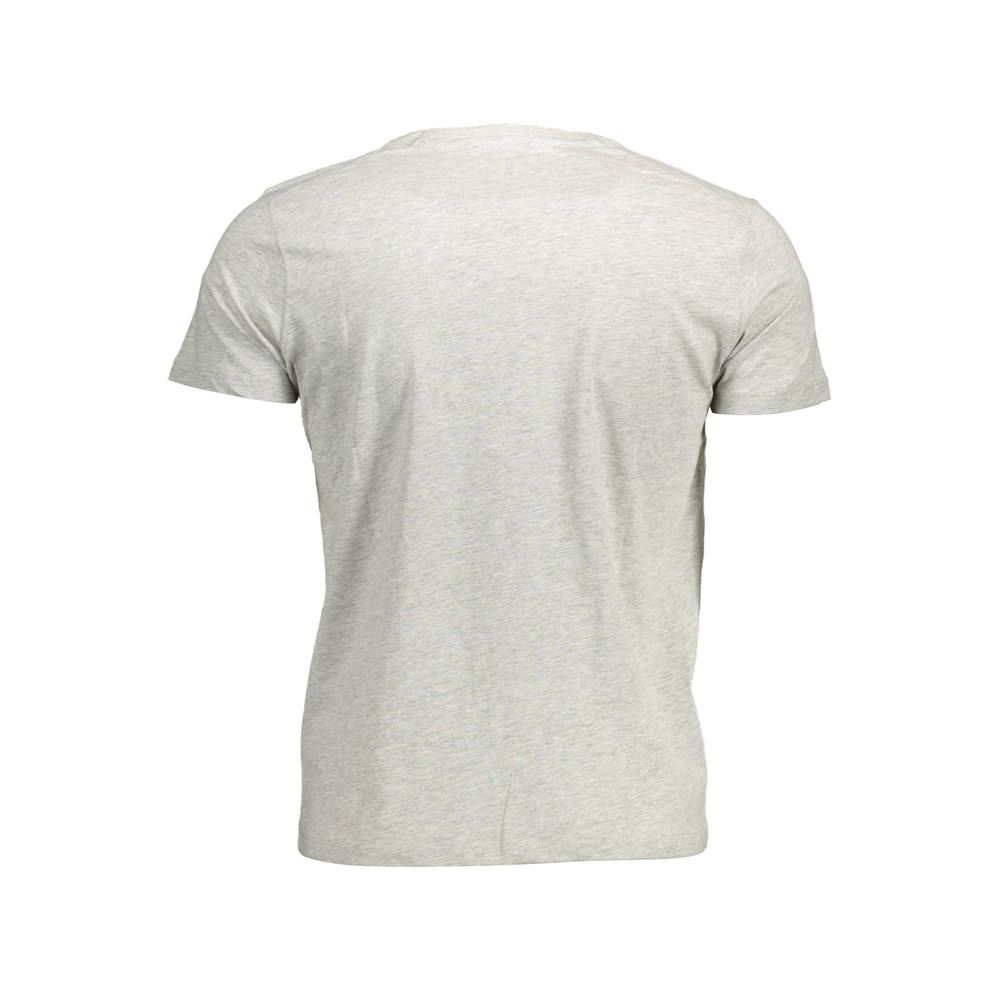 U.S. POLO ASSN. Gray Cotton Men T-Shirt U.S. POLO ASSN. Light Gray