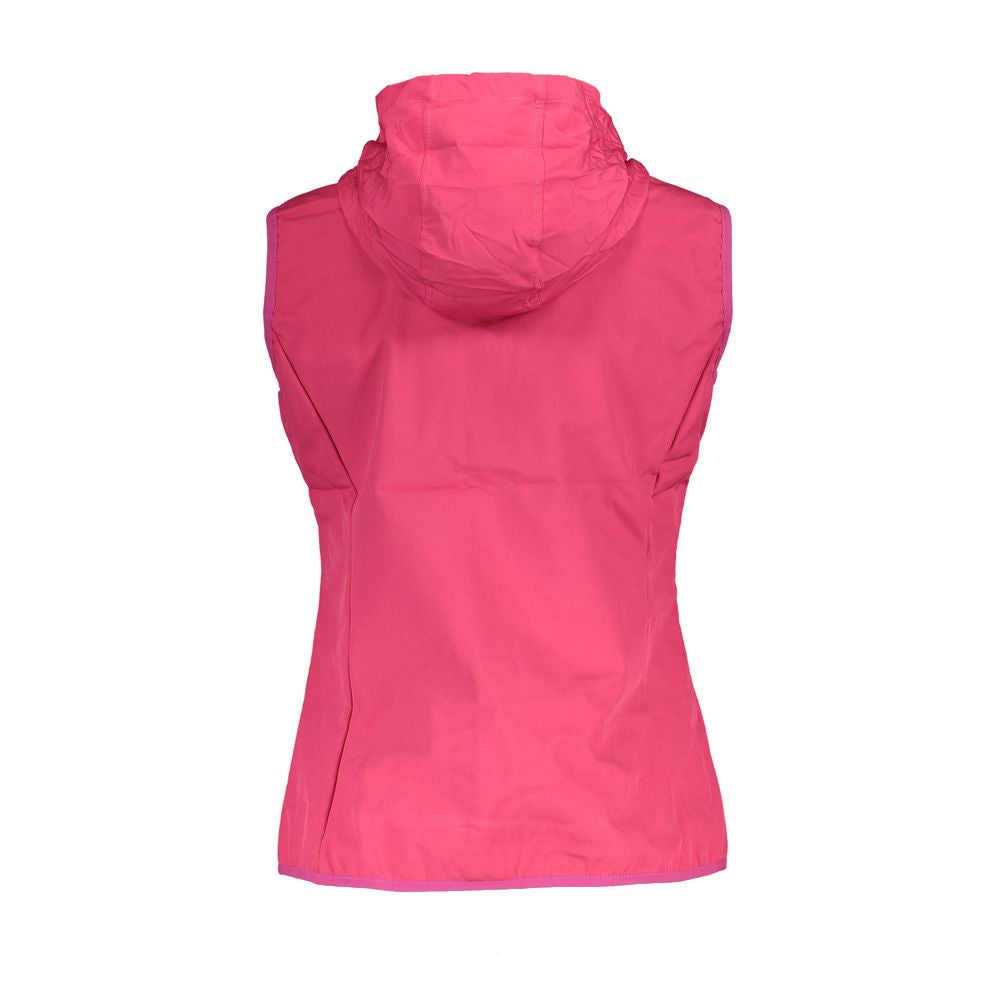 Scuola Nautica Pink Polyester Jackets & Coat Scuola Nautica Pale Violet Red