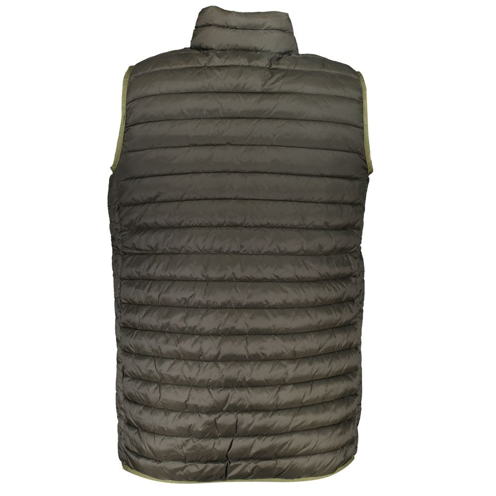 North Sails Green Polyamide Men Jacket North Sails Dark Slate Gray