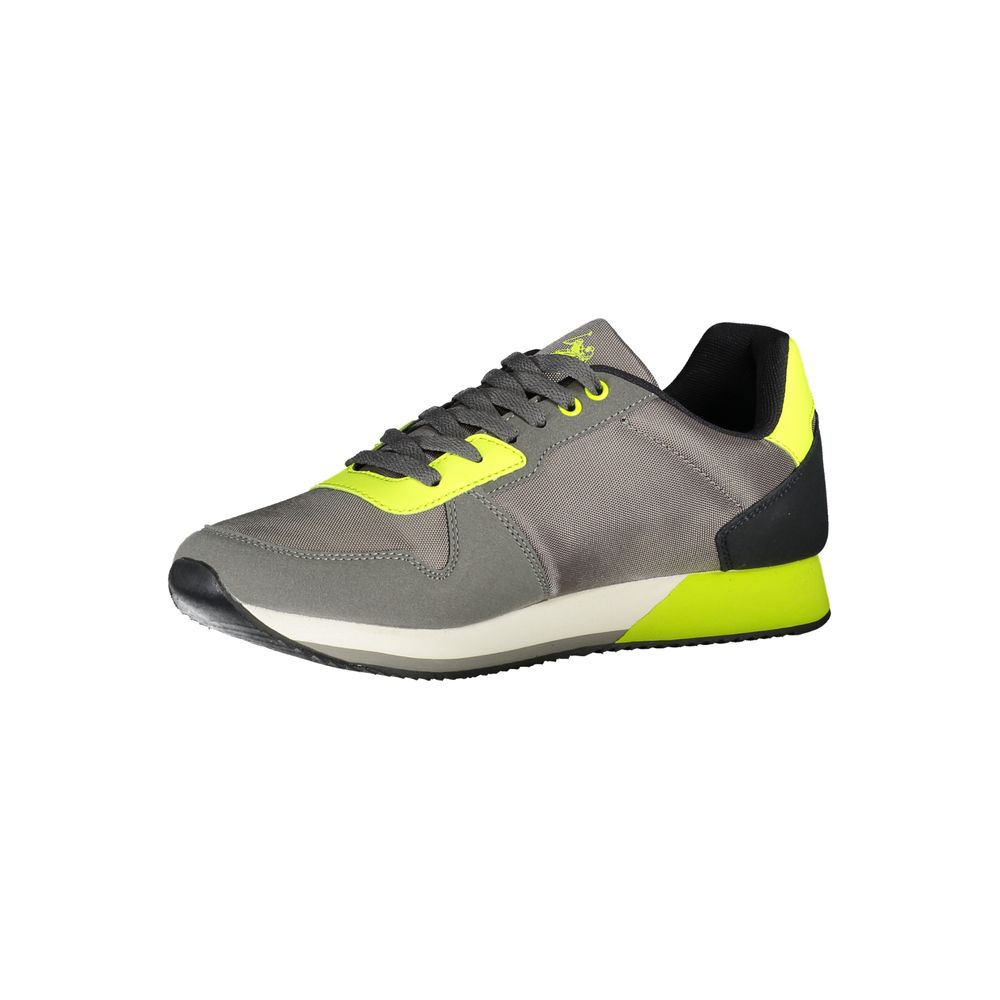 U.S. POLO ASSN. Gray Polyester Men Sneaker U.S. POLO ASSN. Dim Gray