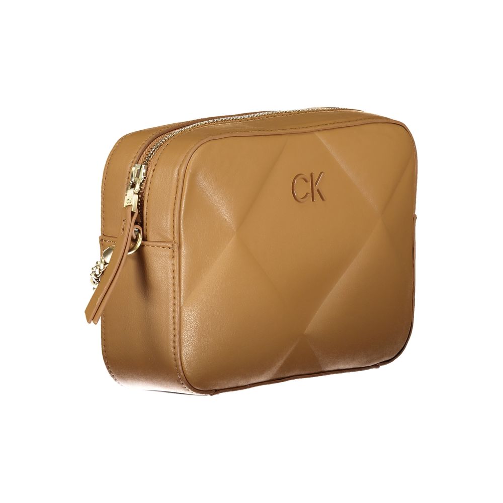 Calvin Klein Brown Polyester Handbag Calvin Klein Sienna
