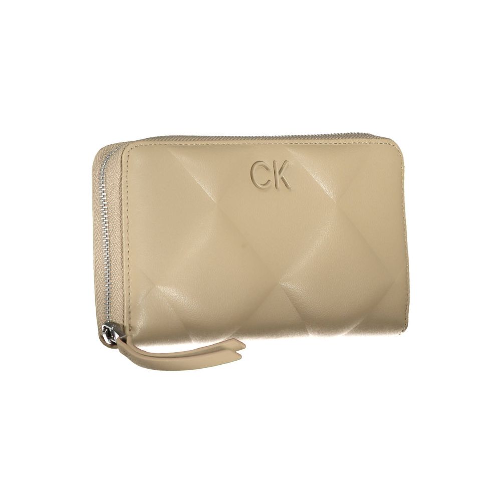 Calvin Klein Elegant Beige Multi-Compartment RFID Wallet Calvin Klein Tan