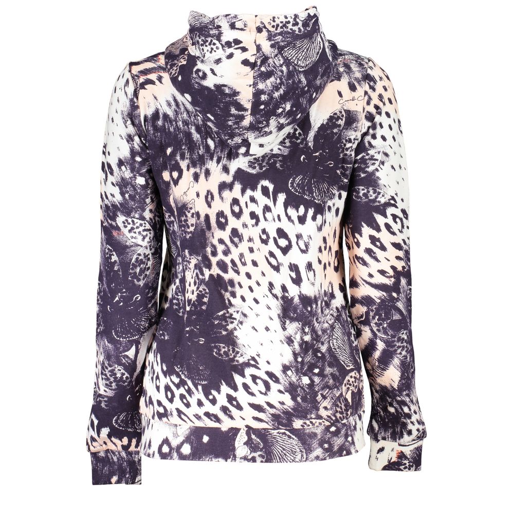 Cavalli Class Pink Cotton Women Sweater Cavalli Class Dark Slate Gray