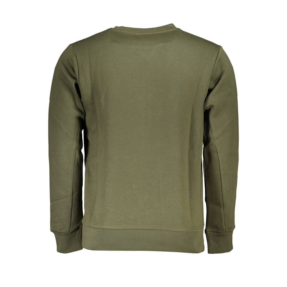 U.S. Grand Polo Elegant Green Crew Neck Sweatshirt U.S. Grand Polo Dim Gray