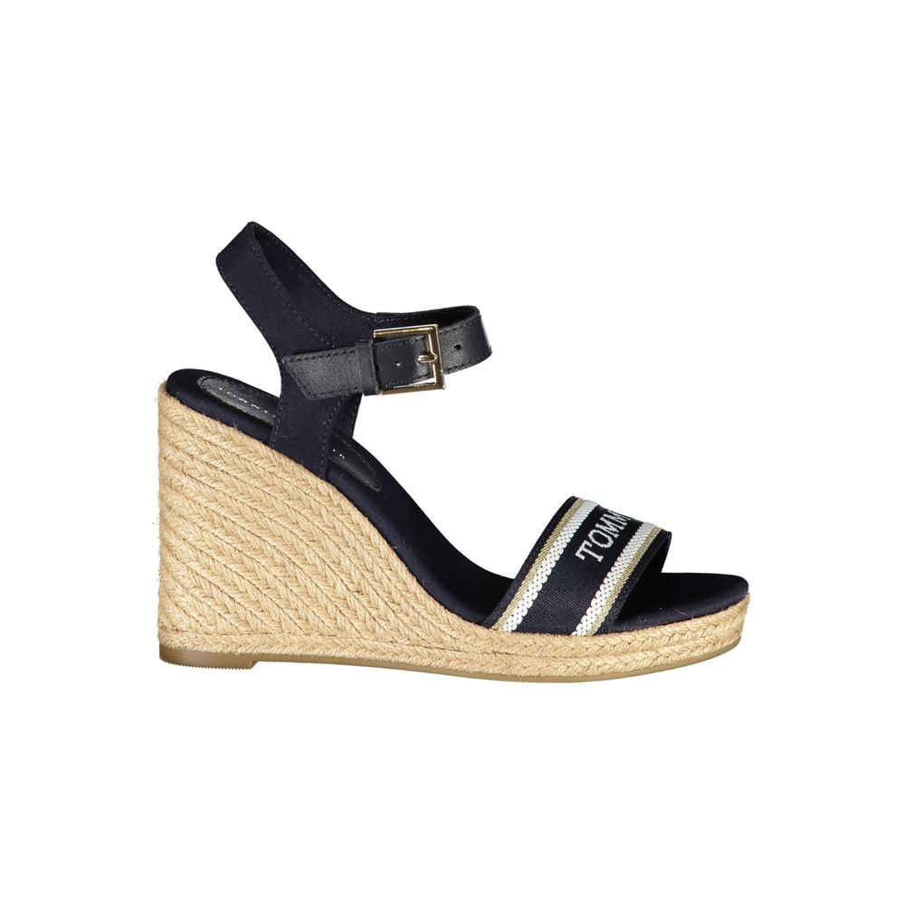 Tommy Hilfiger Blue Polyester Sandal Tommy Hilfiger Dark Slate Gray