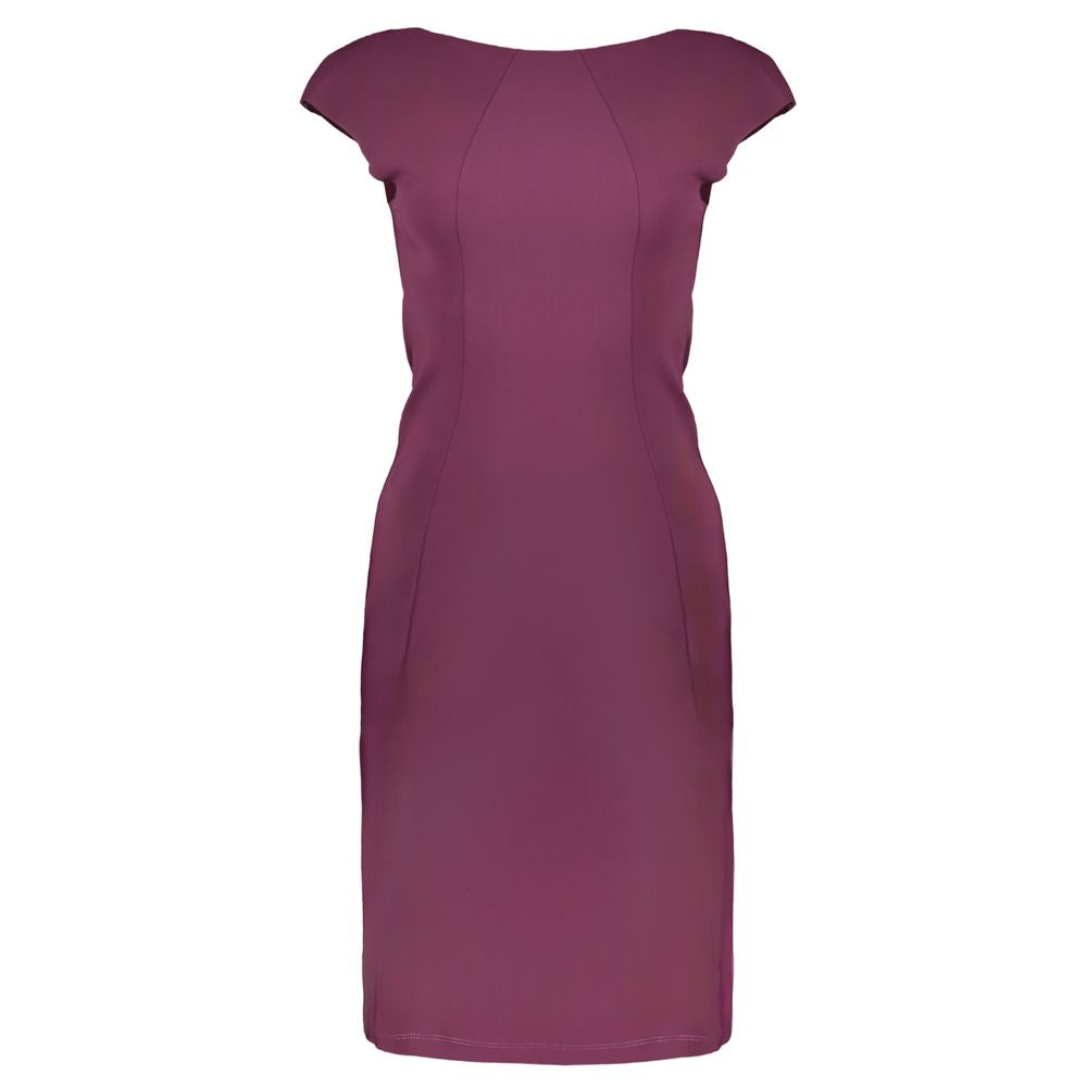 Patrizia Pepe Purple Elastane Dress Patrizia Pepe Dim Gray