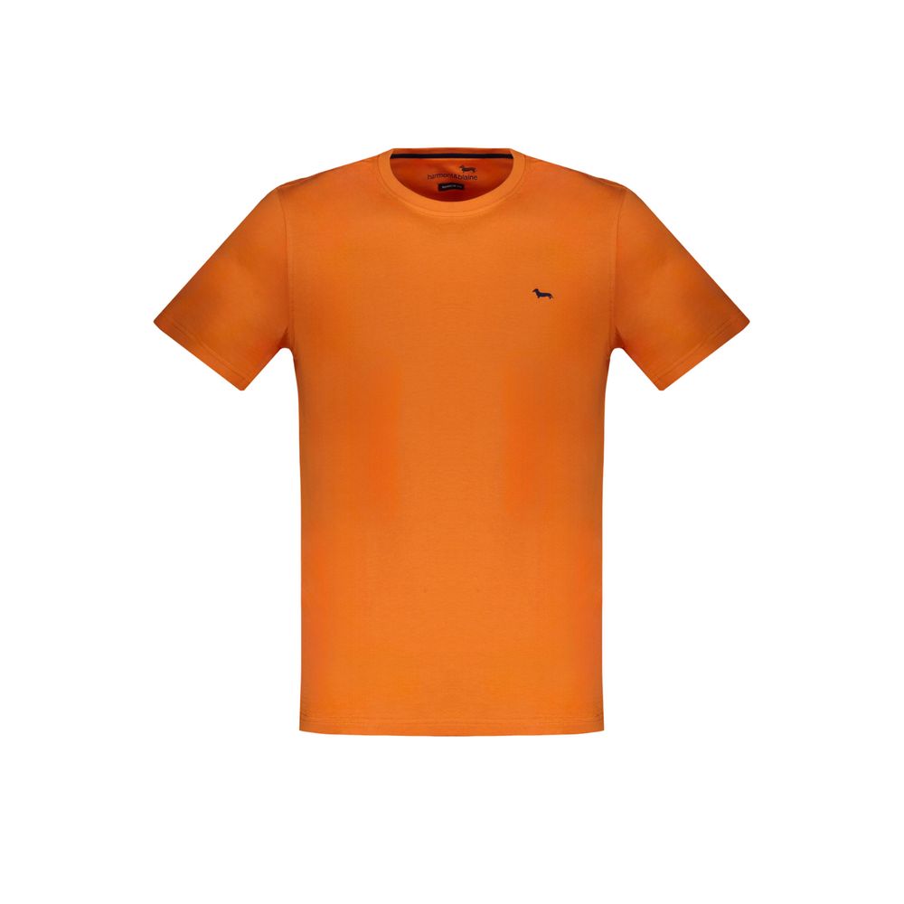 Harmont & Blaine Orange Cotton T-Shirt Harmont & Blaine Chocolate