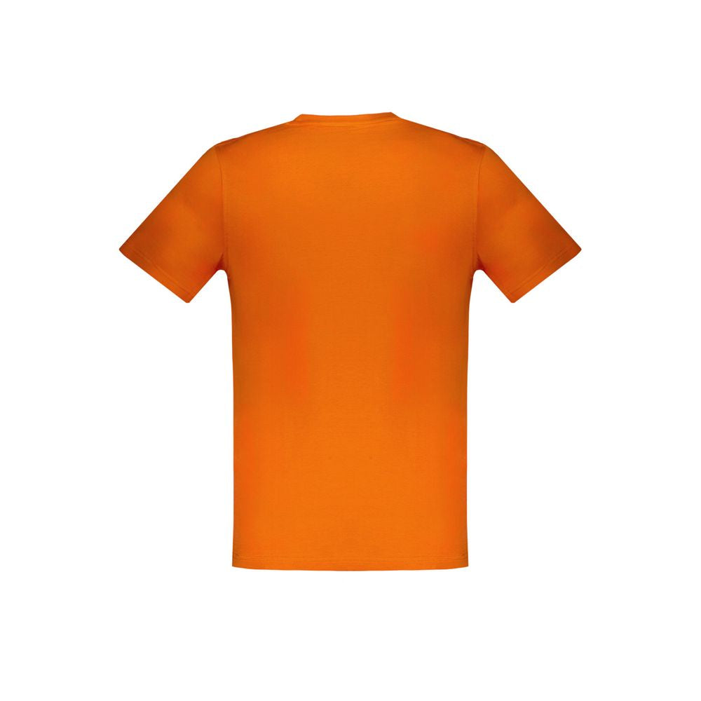 Harmont & Blaine Orange Cotton T-Shirt Harmont & Blaine Chocolate